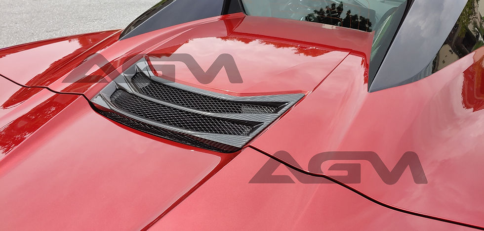 Thumbnail: AGM C8 Corvette Carbon Fiber HTC Rear Vent (All Models)