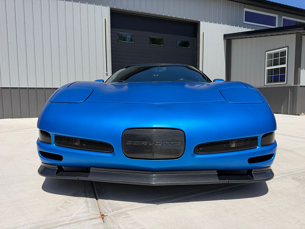 Thumbnail: AGM C5 Corvette Carbon Fiber License Plate Cover (All Models)