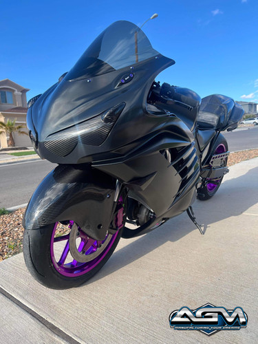 AGM Carbon Fiber Aero Front Fender (Hayabusa/ZX14) | AG