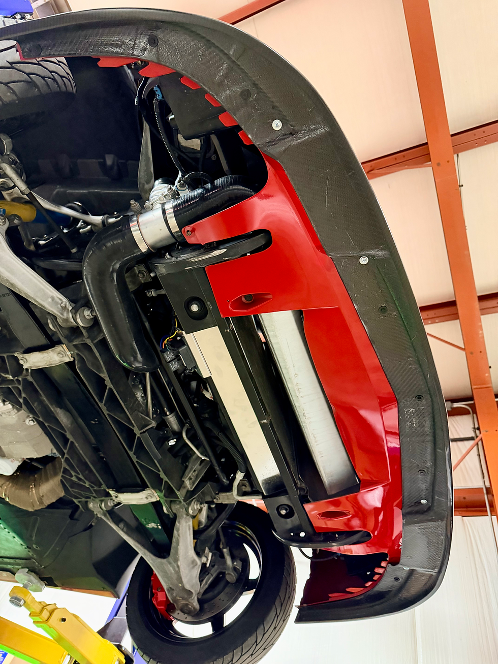 Thumbnail: AGM C6 Corvette Z06/ZR1/GS Visible Carbon Fiber Front Splitter