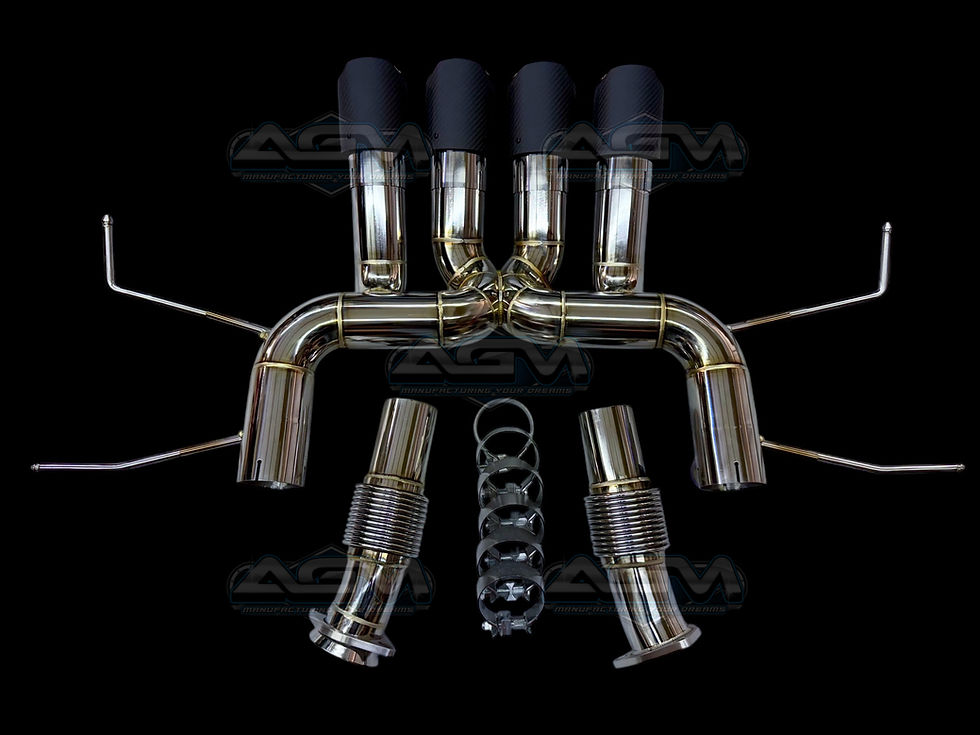 Thumbnail: AGM C8 Corvette Z06 Cat-Back Exhaust - Titanium / Stainless