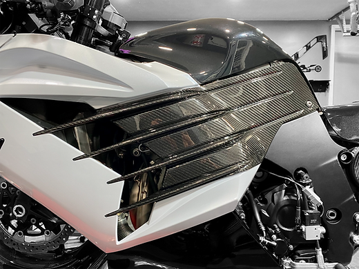 AGM ZX14R 12+ Carbon Fiber Side Gills | AG Motorsports