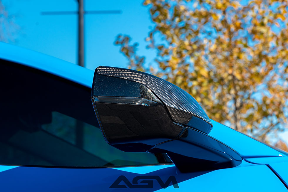 Thumbnail: AGM C8 Corvette Carbon Fiber Mirror Caps (All Models)