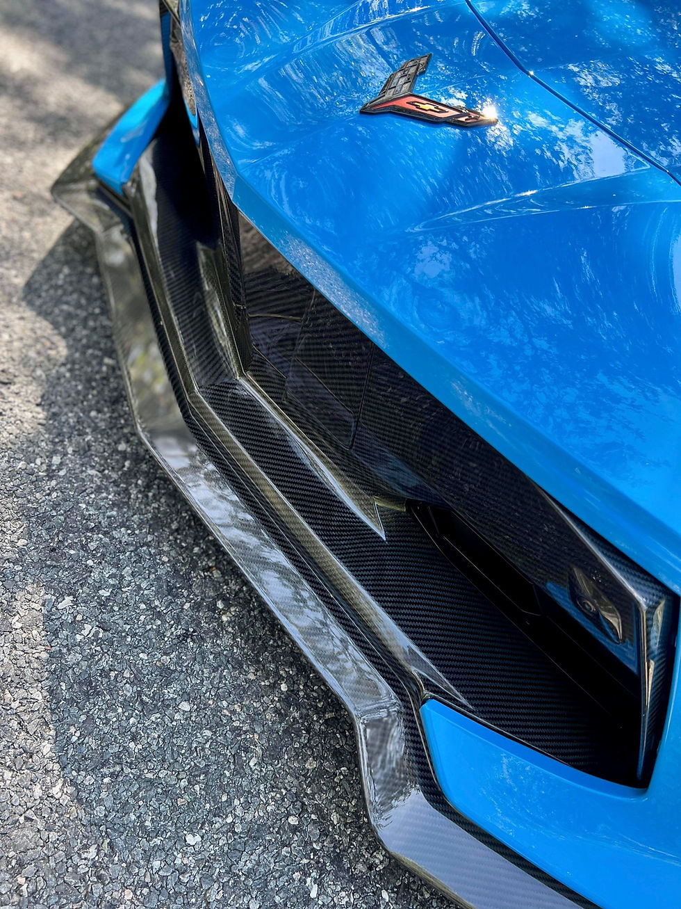 Thumbnail: AGM C8 Corvette Carbon Fiber Front Fascia Panel