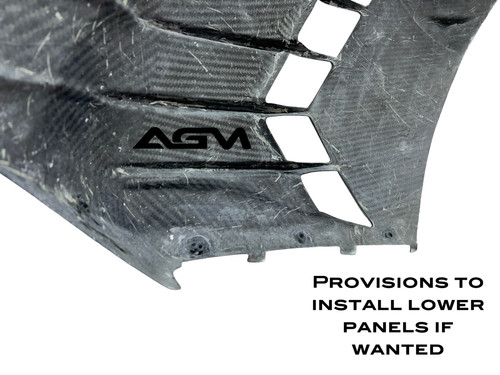 AGM ZX14 Carbon Fiber Full Front Fairing Kit (3/4 Upper
