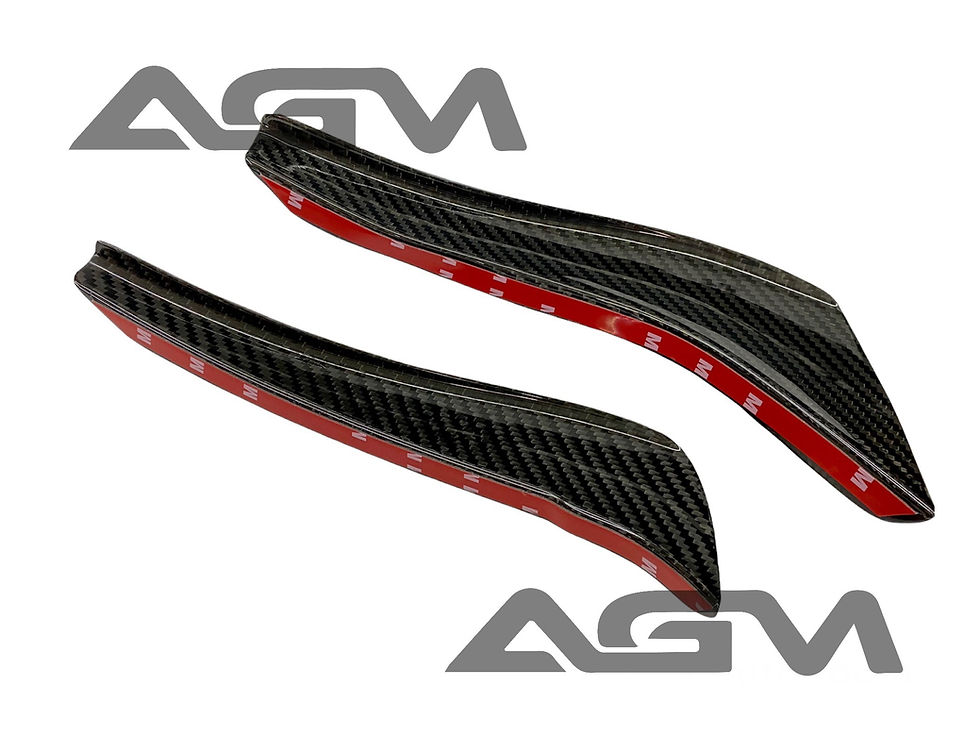 Thumbnail: AGM C8 Corvette Carbon Fiber/Carbon Flash Metallic Dive Planes (Canards) -