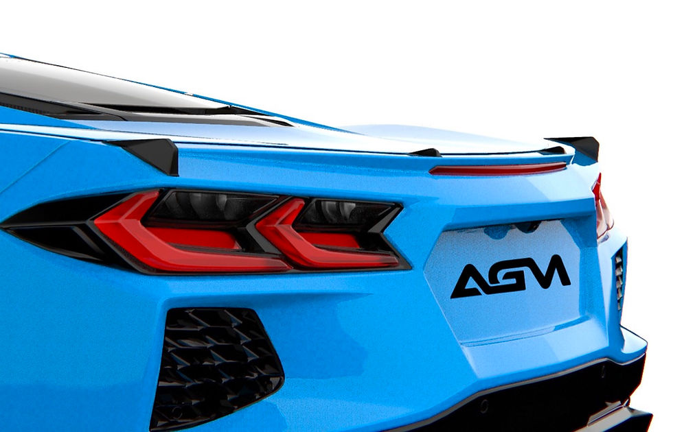 Thumbnail: AGM C8 Corvette Spoiler Delete Fins