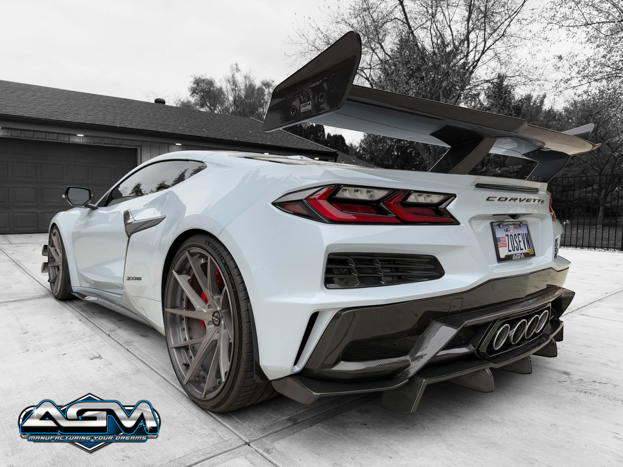 AGM C8 Corvette Z06/ERay/ZR1 Diffuser Blades