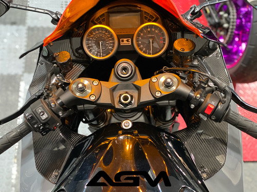 AGM ZX14R 12+ Carbon Fiber Ram Air Intake / Dash Panels | AG