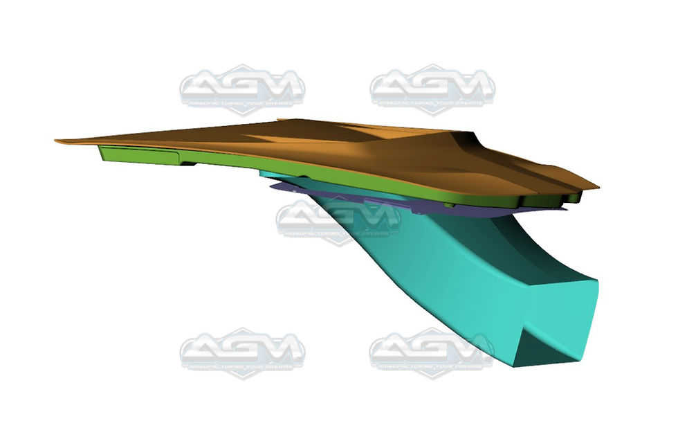 Thumbnail: AGM C8 Corvette Carbon Fiber Functional Race Spec ZR1 Hood w/Air Duct