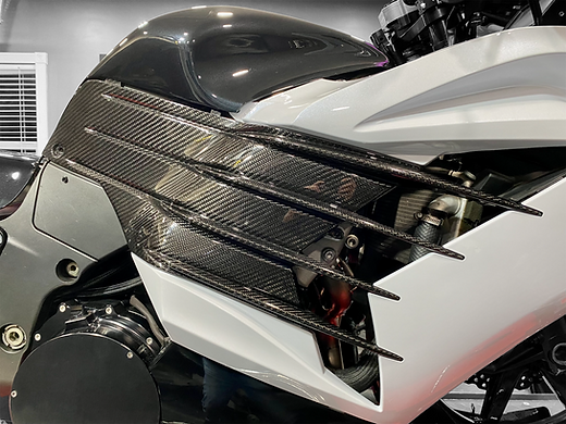 AGM ZX14R 12+ Carbon Fiber Side Gills | AG Motorsports
