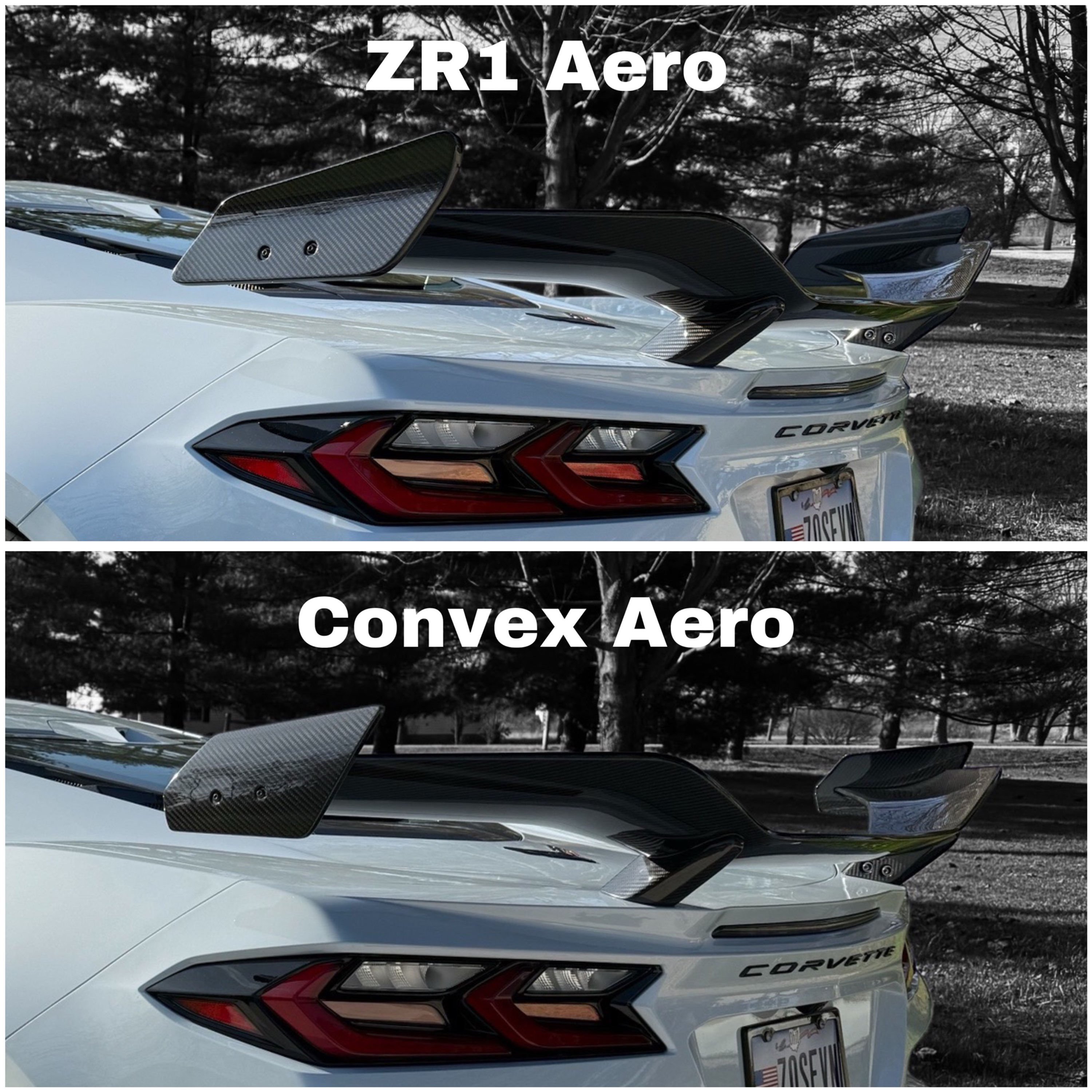 AGM C8 Corvette Z06/ERay Z07 High Wing Winglets