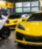 AGM C8 Corvette Z06 Front Splitter (Visible Carbon/Painted) WITHOUT Canards