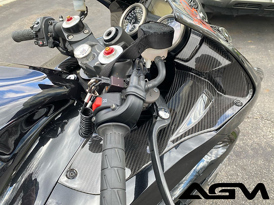 AGM ZX14R 12+ Carbon Fiber Ram Air Intake / Dash Panels | AG