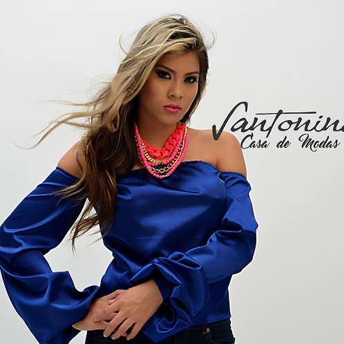 Blusa Azul rey | bysanto