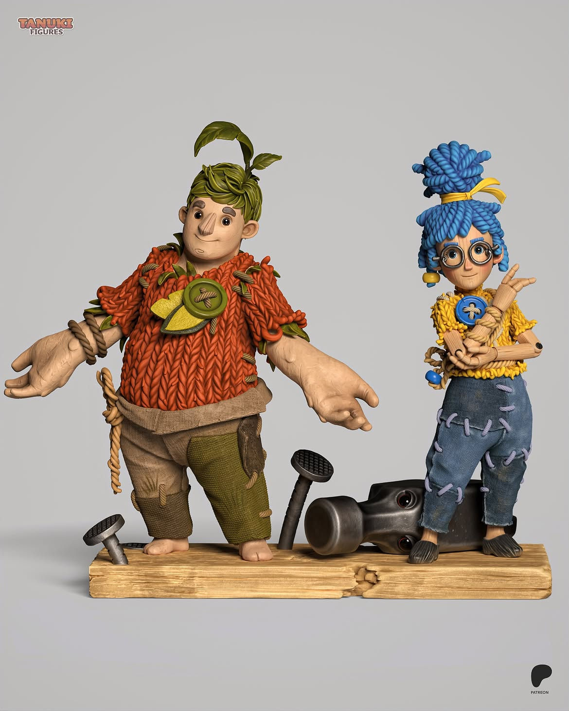 Cody - May 3D Figür | El Boyaması | It Takes Two Figür | LV-SET