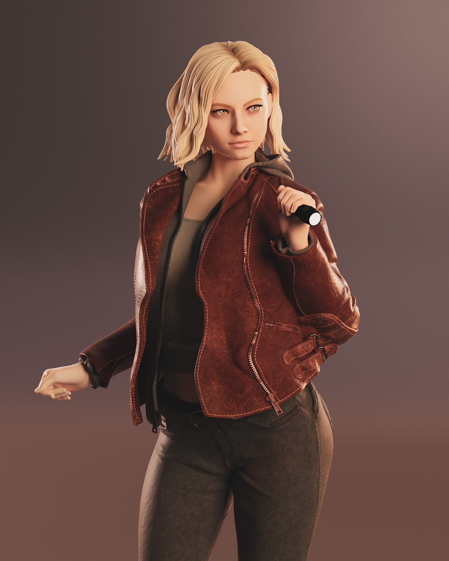 Grace Ashcroft 3D Figür | El Boyaması | Resident Evil Figür | LV1