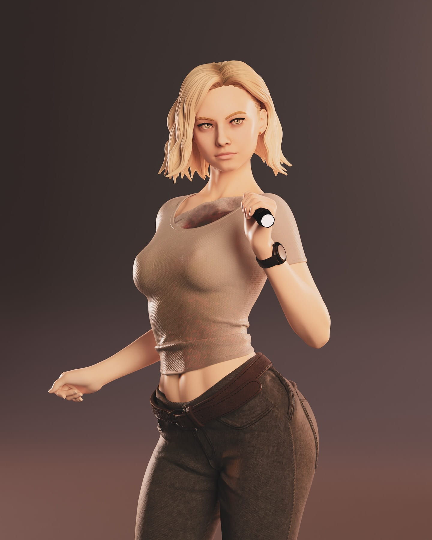 Grace Ashcroft 3D Figür | El Boyaması | Resident Evil Figür | LV1