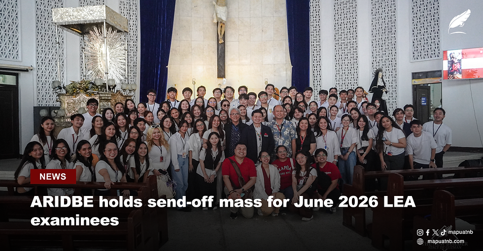 ARIDBE holds send-off mass for June 2026 LEA examinees