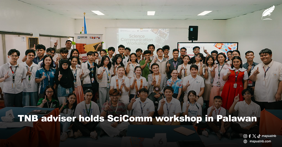 TNB adviser holds SciComm workshop in Palawan