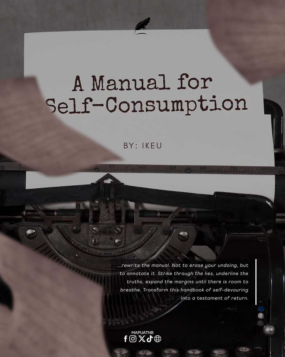 A Manual for Self-Consumption