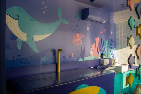 painel fundo do mar sonheria pediatria
