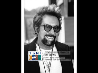 TONY BROWN HONORED WITH FIRST-EVER LIFETIME ACHIEVEMENT AWARD FROM TENNESSEE SONGWRITERS ASSOCIATION INTERNATIONAL