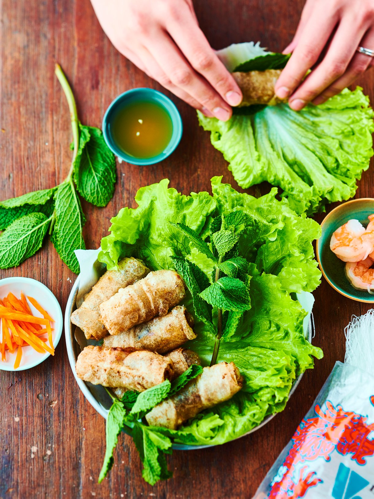 Arranged Food and Objects
