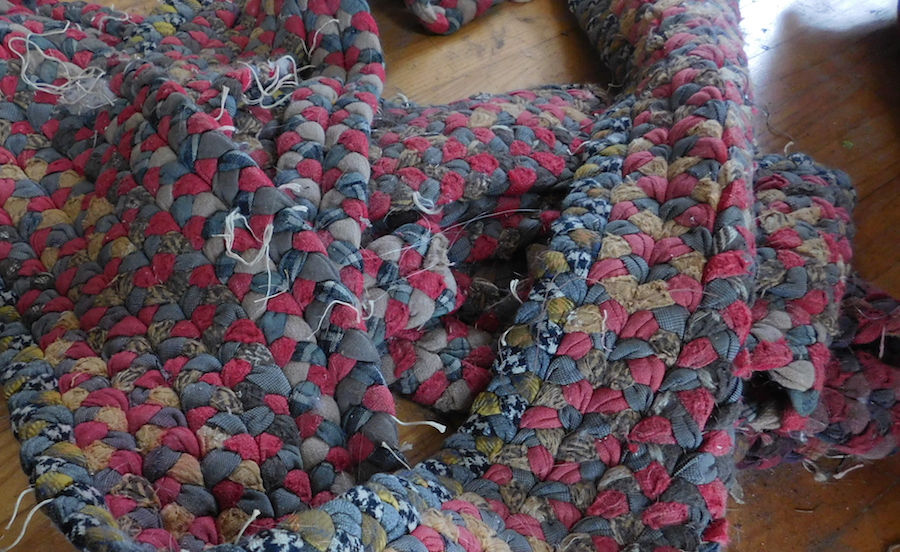 Old Braided Rug