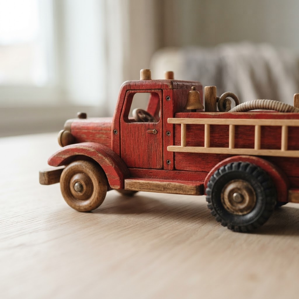 Puinen paloauto Retro