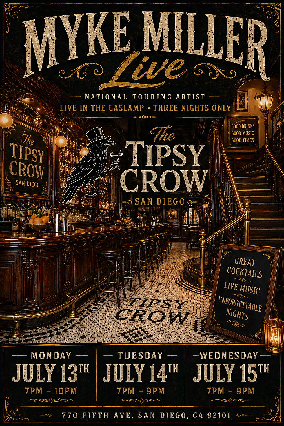 3 Nights at the Tipsy Crow