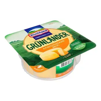 Упаковка сыра Hochland Grünländer 400 г