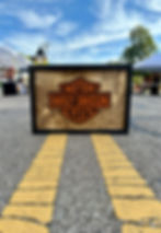 Thumbnail: Harley Davidson Sign | Wood Laser Cut Harley Sign