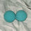 Thumbnail: Two blue bath bombs on white sheet; spa, relaxation and self-care