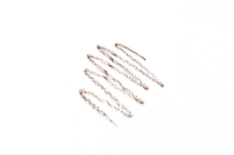 Brown scribbles on a white background.