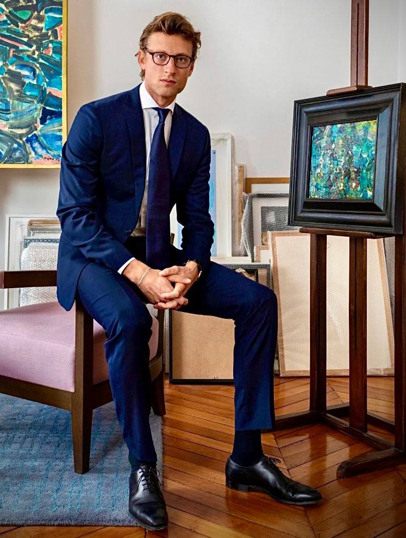 Not your average gallerist - Arthur de Villepin curates conversations as much as canvases.