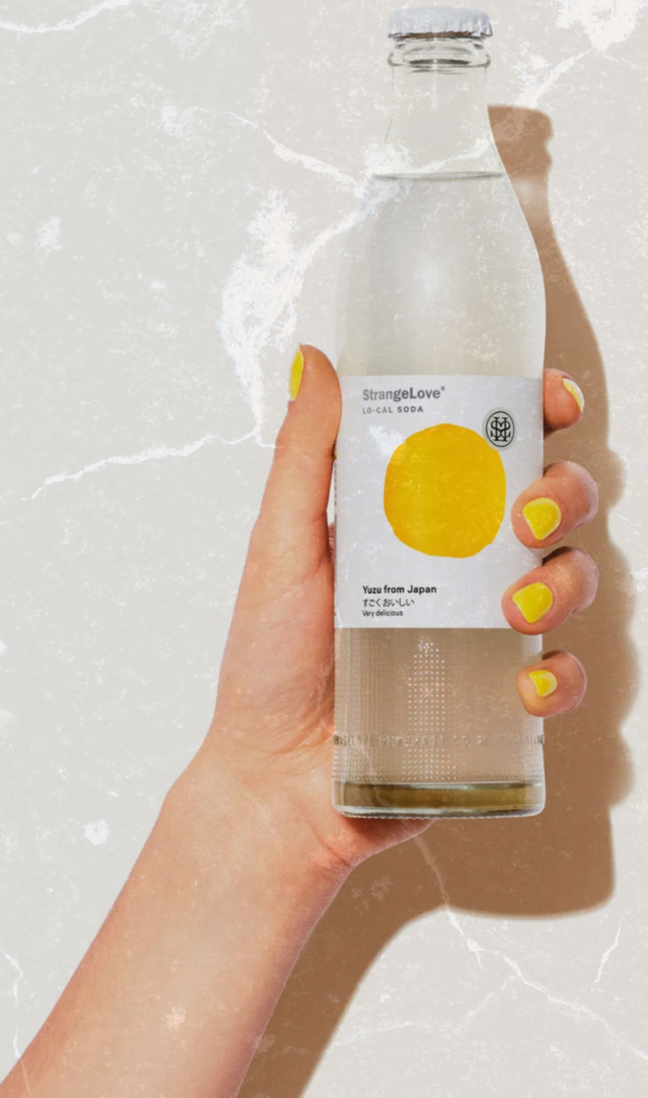 Photo of Australian lo-cal StrangeLove soda.