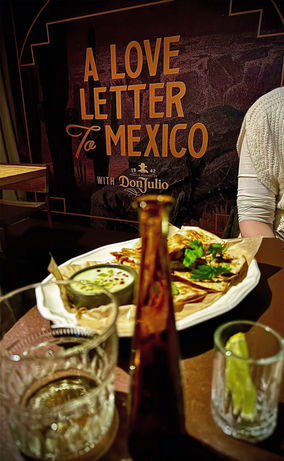 Photo of Mexican cocktails, food and drinks at Sydney's Melba's Rooftop bar