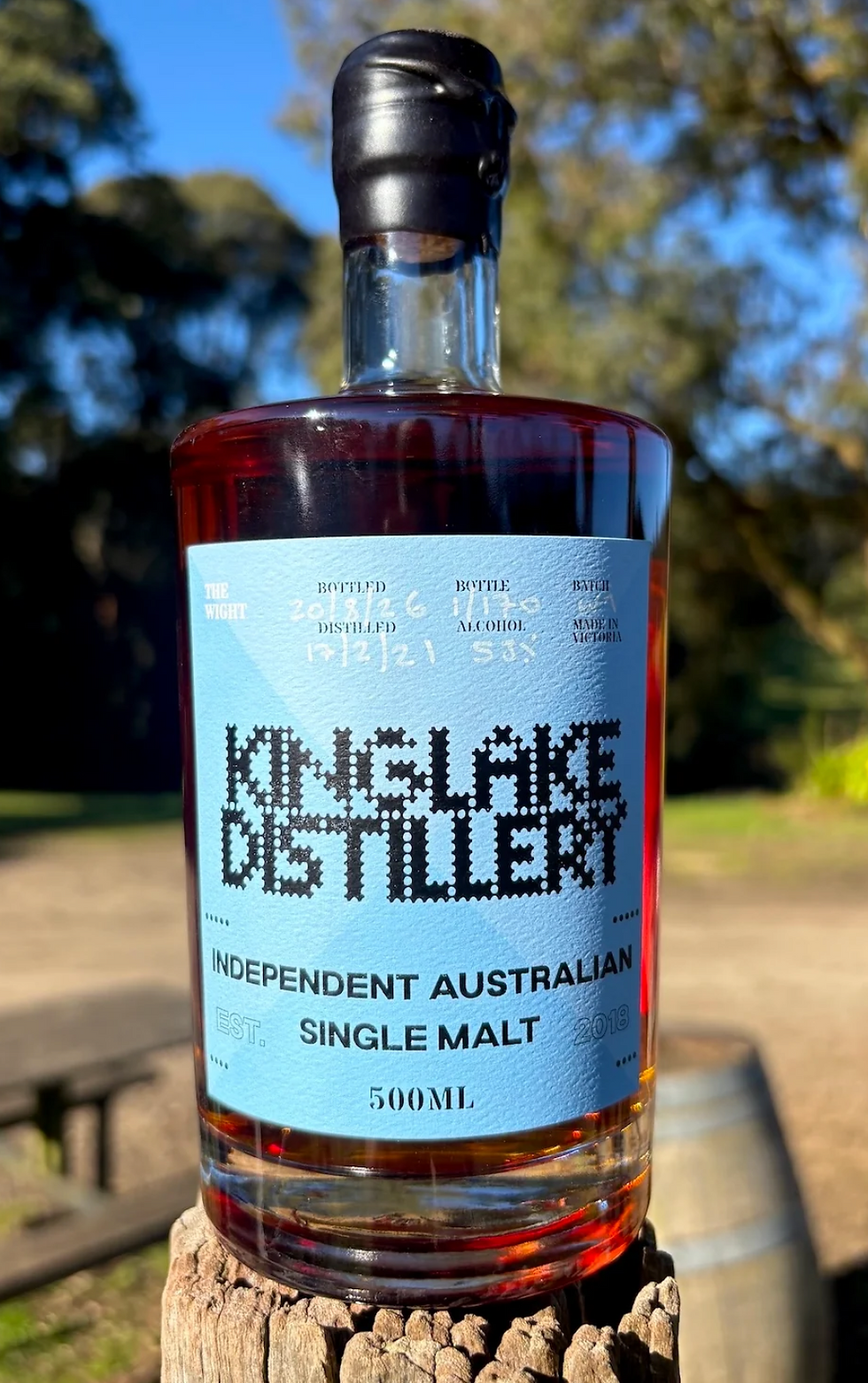 Kinglake Distillery The Wight Australian whisky whiskey bourbon