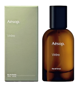 Aesop's Virēre: A Whisper of Summer, Bottled – Where Nature’s Quiet Elegance Speaks in Shades of Green.