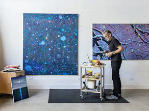 Light Years and the Architecture of Seeing: Inside Tim Maguire’s Optical World at Michael Reid Sydney.