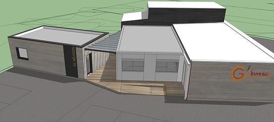 Salle de réunion et bureaux - Vendée -  SL20 Architecture - Architecte Vendée - La Roche-sur-Yon