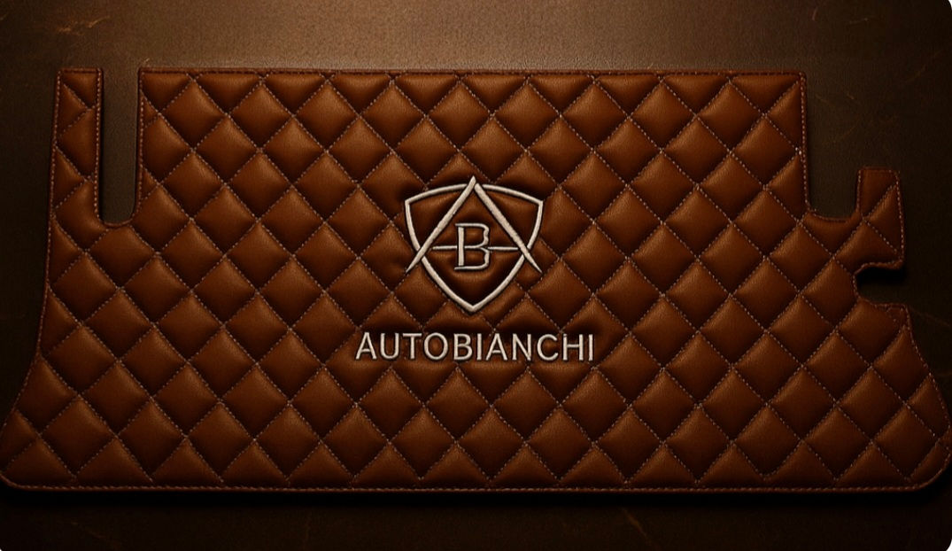 Tapis de coffre surpiqué