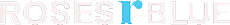 Dit is het logo van Roses Are Blue