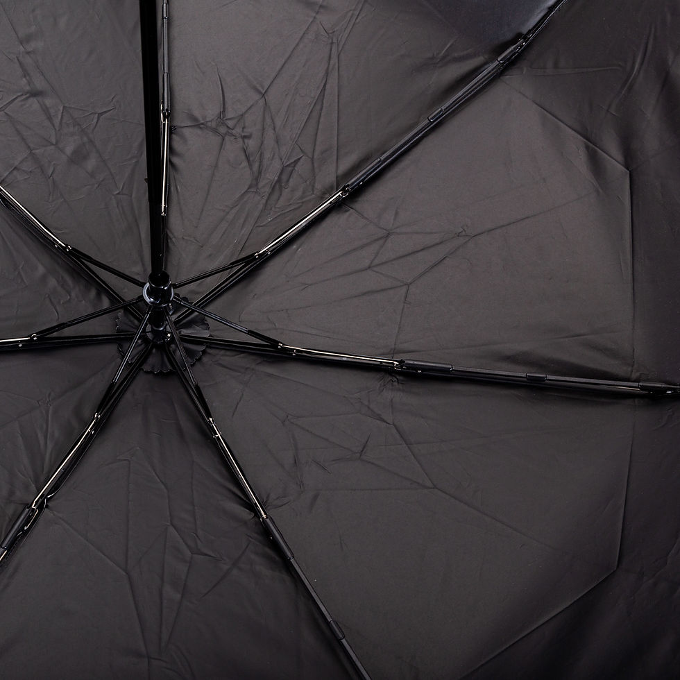 サムネイル： Lifestyle 浪漫花海降溫黑膠印花折傘