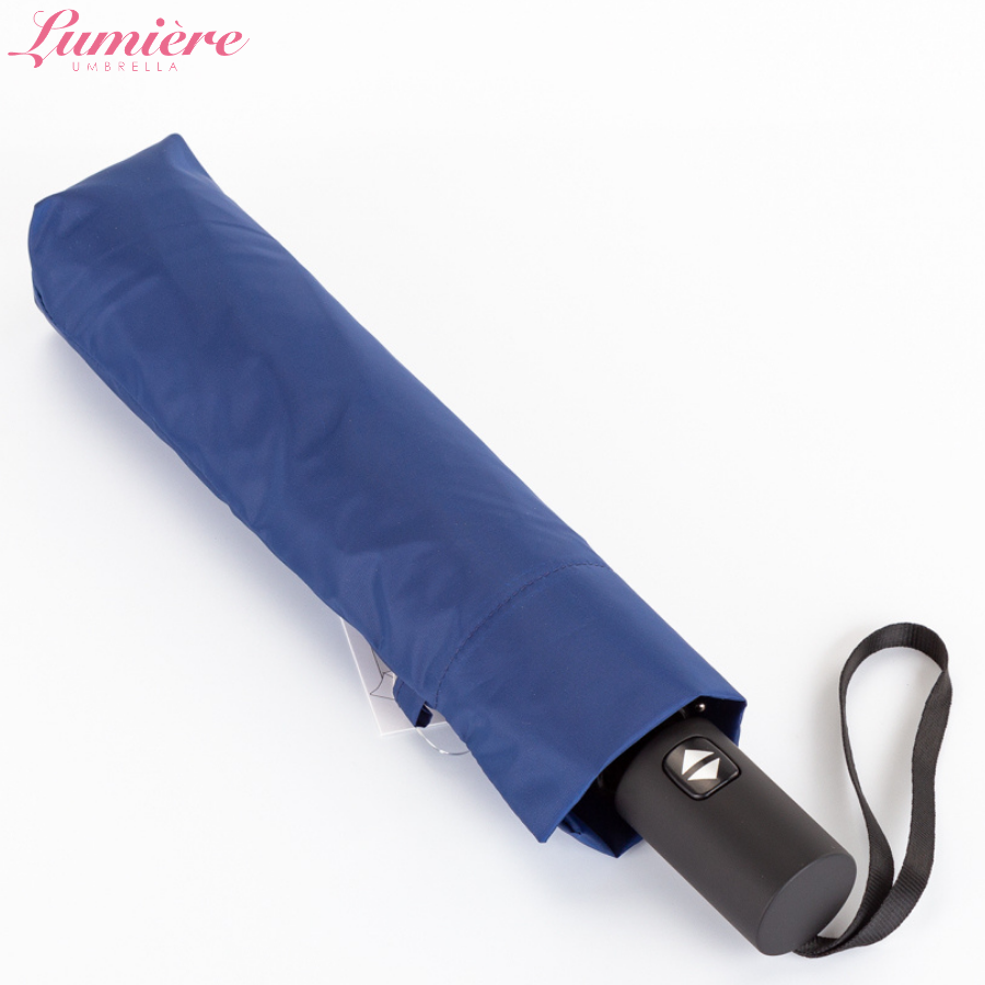 City Lifestyle 城市涼感黑膠海藍色自動傘