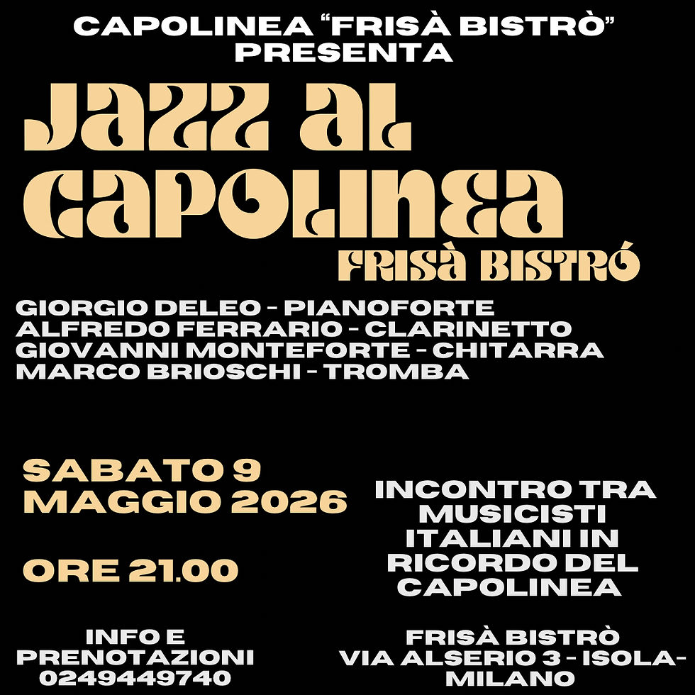 JAZZ AL CAPOLINEA “FRISÀ BISTRÓ” LIVE