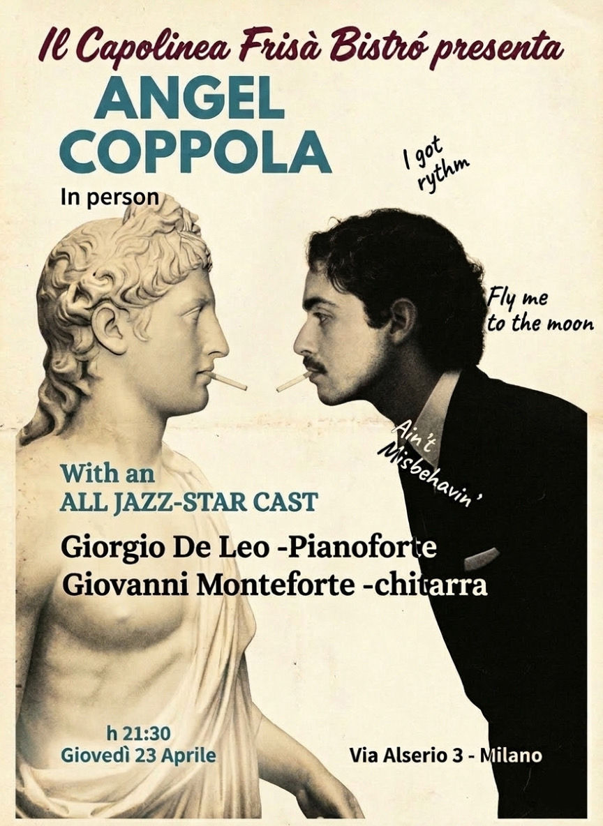 Angelo Coppola live al Il Capolinea Frisa Bistrò – Milano