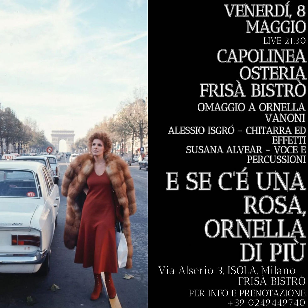 E se c’è una rosa, Ornella di più - Omaggio a Ornella Vanoni