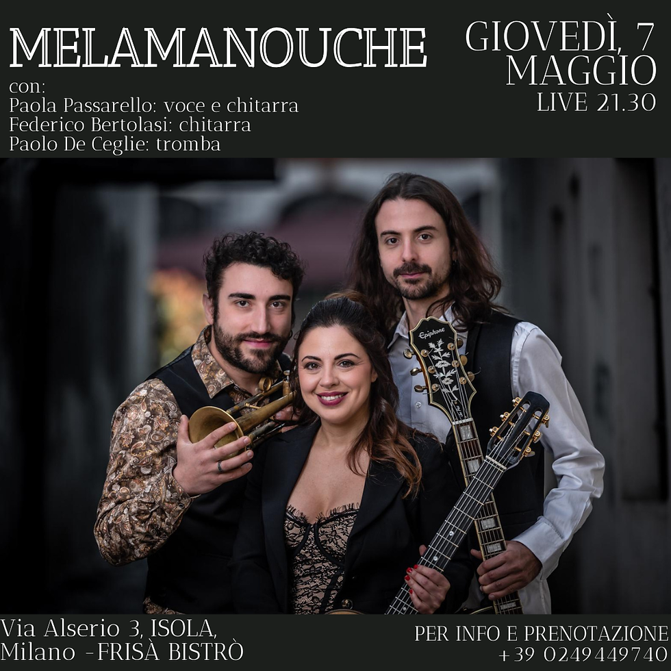 MELA MANOUCHE - LIVE AL FRISÀ BISTRÓ